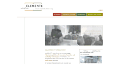 Desktop Screenshot of elemente-material.de